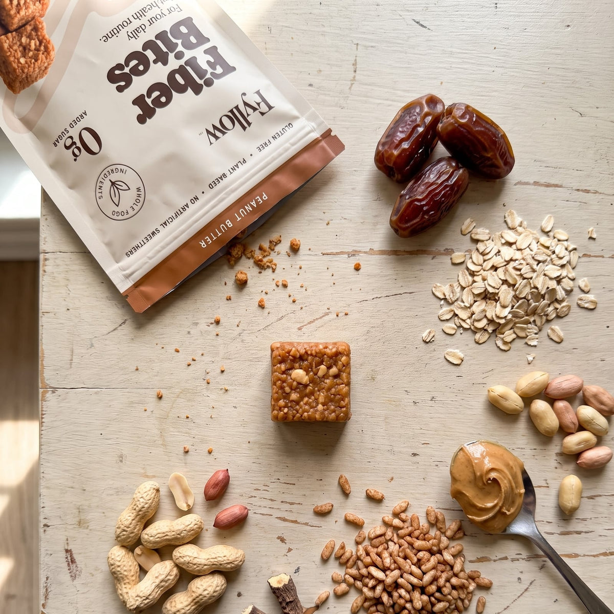 Peanut Butter Fiber Bites with its whole-food ingredients